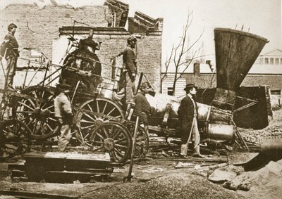 Ruins at Richmond, Virginia, 1865 by Mathew B. Brady